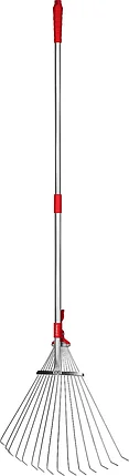 Грабли веерные, GRINDA, 1240 мм, с алюминиевым черенком GХ-30 (8-421867_z03), фото 2