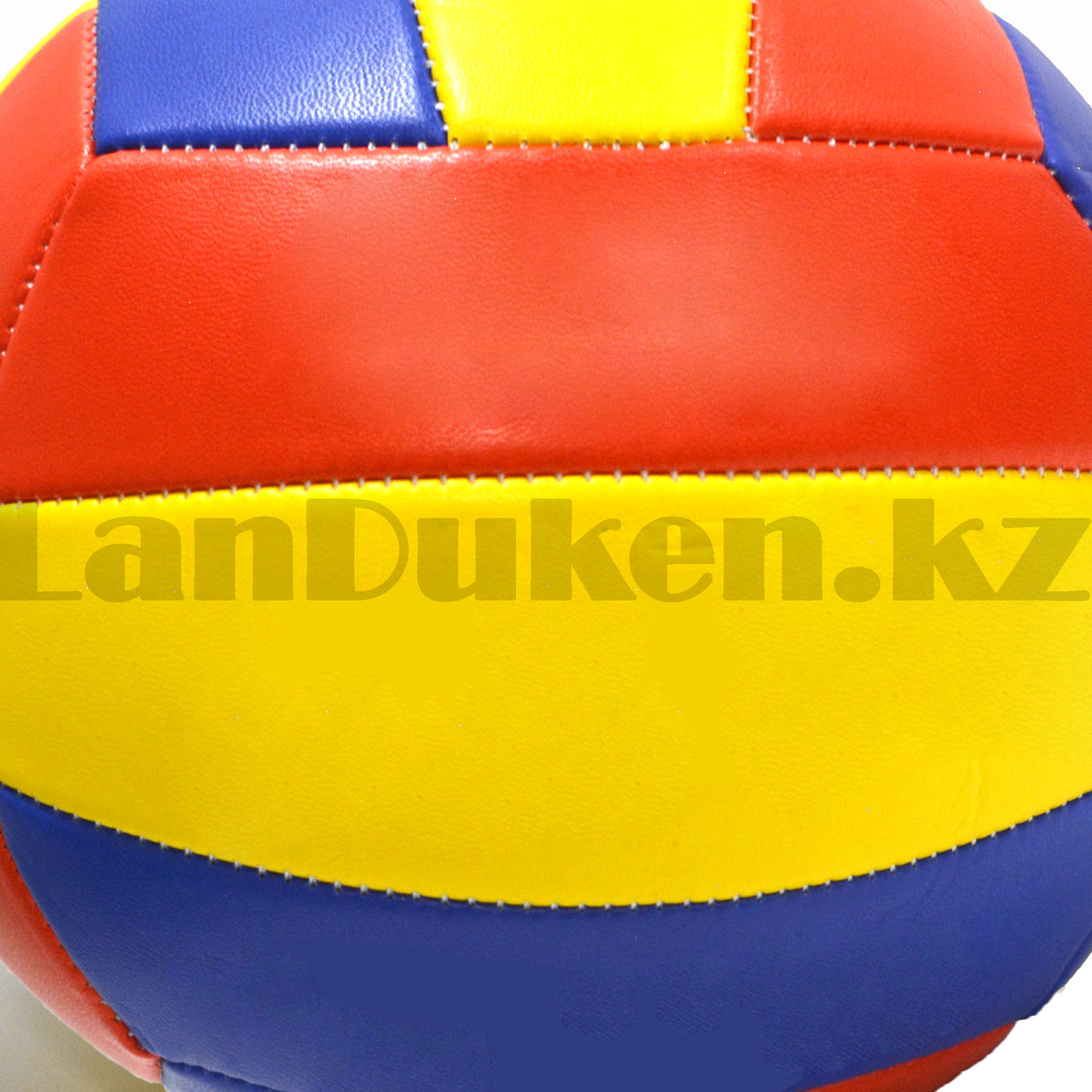 Мяч волейбольный окружность 65 см желтый синий красный - фото 3 - id-p98216427