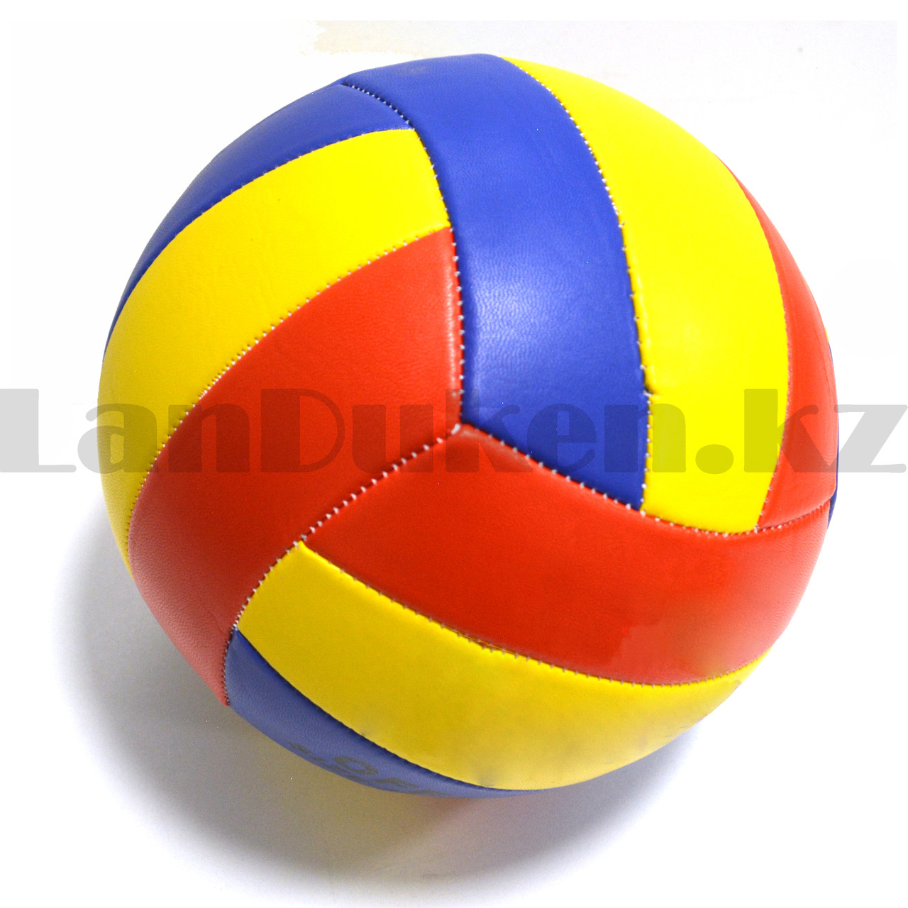 Мяч волейбольный окружность 65 см желтый синий красный - фото 4 - id-p98216427