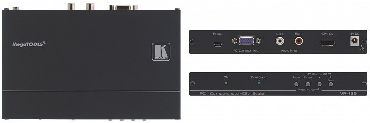KRAMER VP-425 Масштабатор VGA / YUV в HDMI - фото 1 - id-p98216473