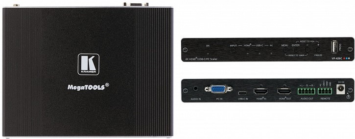 KRAMER VP-426C Масштабатор VGA / YUV, HDMI и USB-C в HDMI - фото 1 - id-p98216613