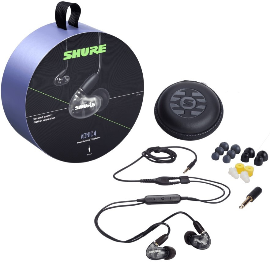 SHURE Aonic 4 Sound Isolating Black Наушники внутриканальные - фото 2 - id-p98216570