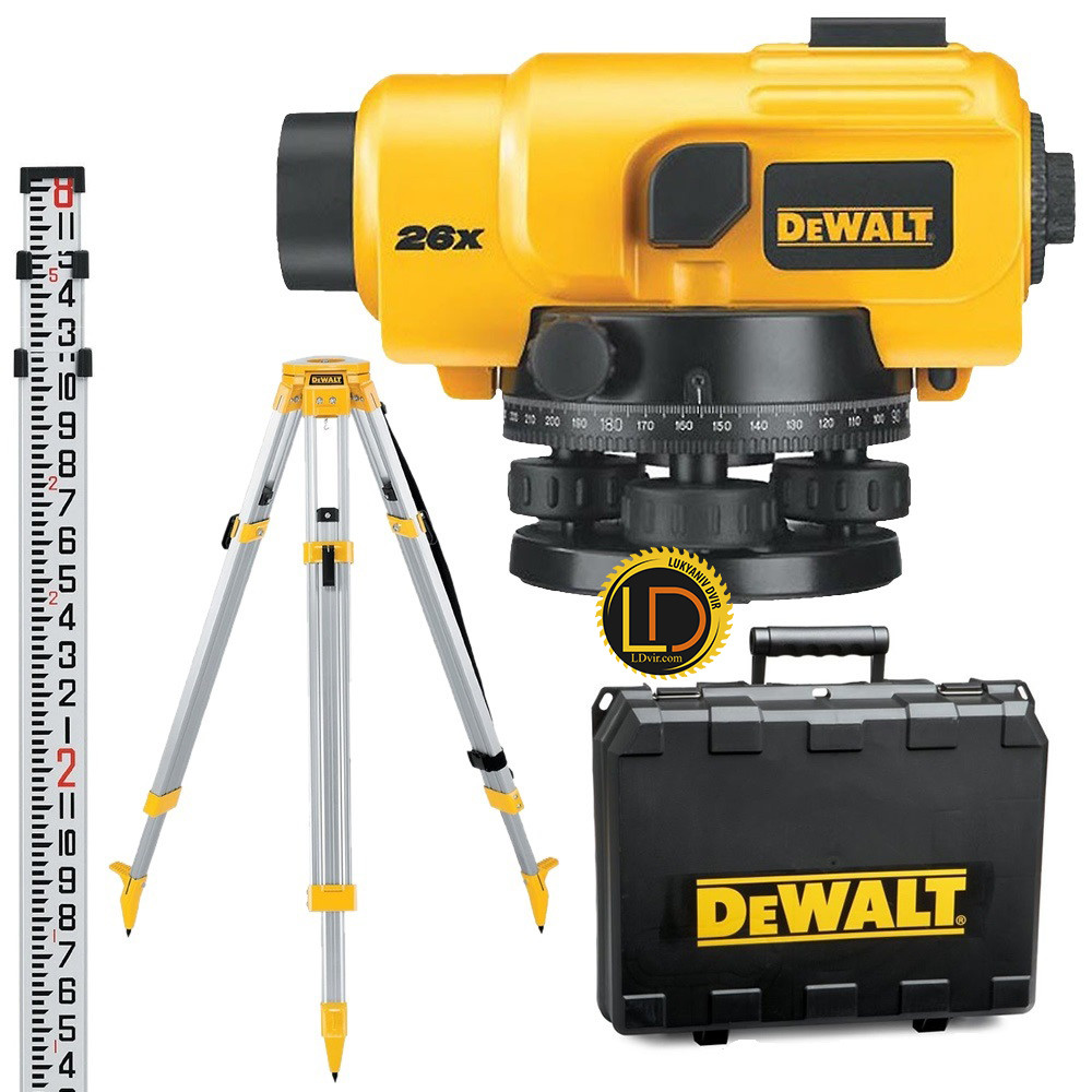 Нивелир оптический DeWalt DW096PK 26-кратный ,кейс - фото 1 - id-p63113519