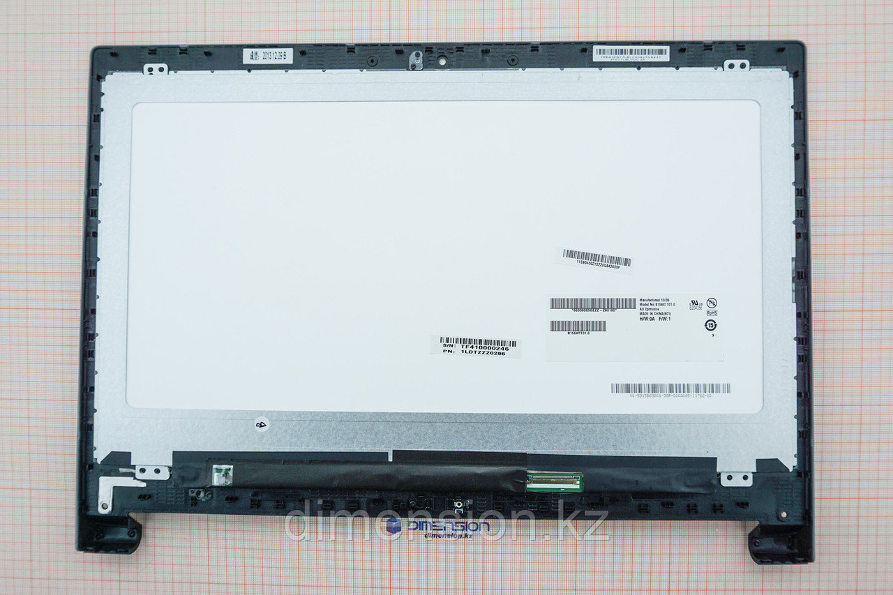 Матрица, экран в сборе B156XTT01.0 40pin 1366x768 для ноутбука LENOVO Flex 15 с тачскрином (сенсорный экран)