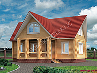 Сруб дома (оцилиндрованного бревна диаметром от 180 до 300 мм). Проект Сруба - 025