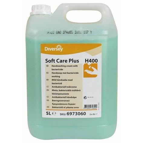 Жидкое мыло с дезинфектантом SOFTCARE PLUS H400 5.2 KG, фото 2