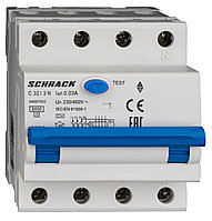 Автоматический выключатель с УЗО C32/3N, 30мА, 6kA, тип А, фото 1