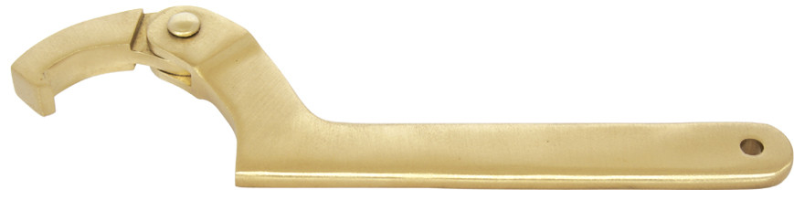 Ключ для круглых шлицевых гаек регулируемый искробезопасный D=19-50 мм - фото 1 - id-p98255677