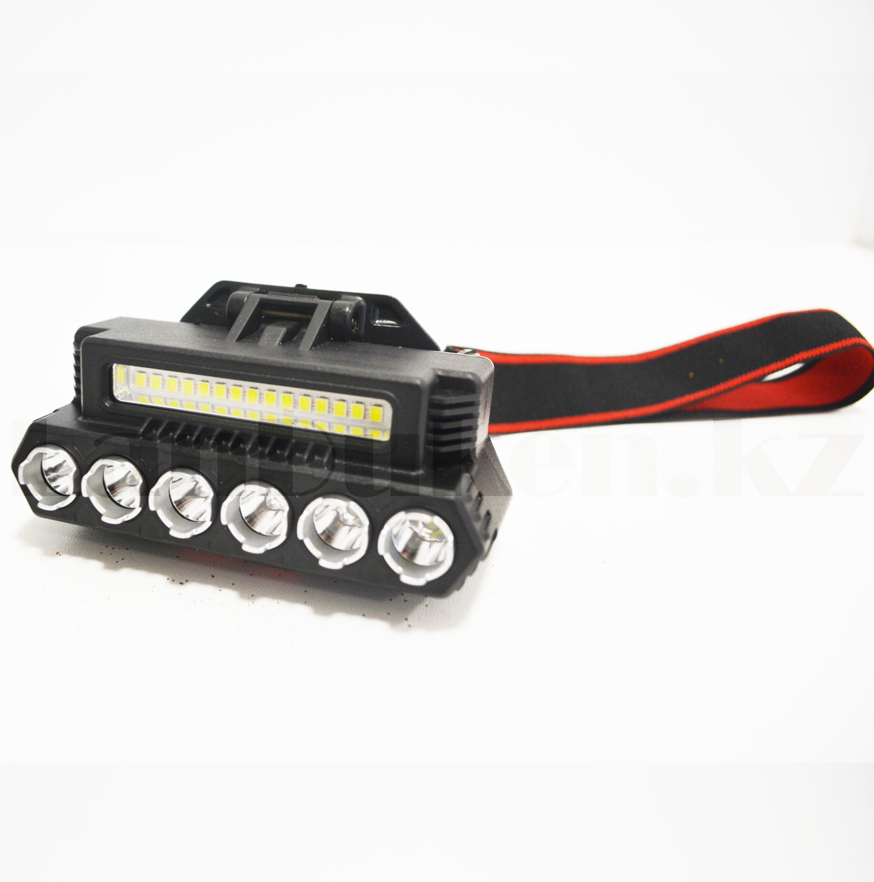 Светодиодный налобный фонарь аккумуляторный 7 LED W680 2 режима - фото 2 - id-p98255991