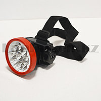 Светодиодный налобный фонарь аккумуляторный 9 LED SL-6890