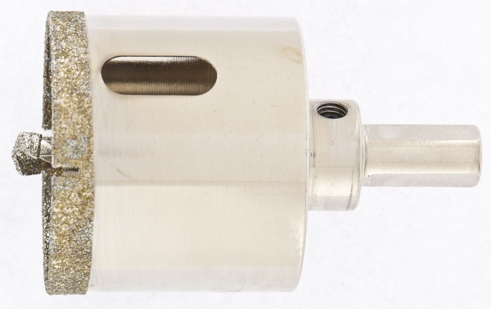 Сверло алмазное по керамограниту, 45 х 67 мм, трехгранный хвостовик Matrix, фото 1