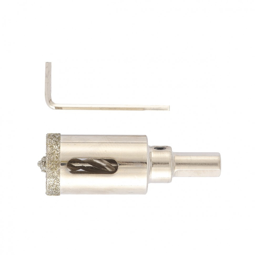 Сверло алмазное по керамограниту, 22 х 67 мм, трехгранный хвостовик Matrix, фото 1