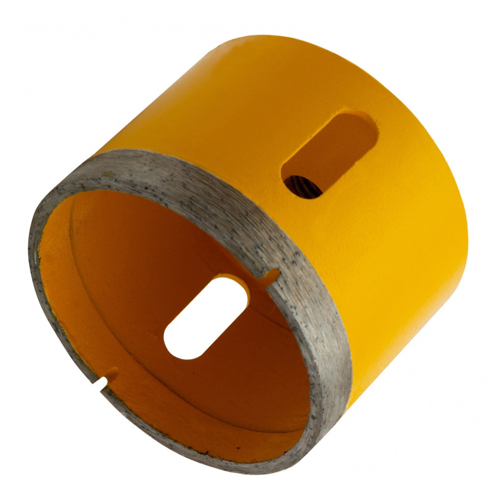 Сверло алмазное по керамограниту, 75 мм, мокрая резка, М14 Denzel, фото 1