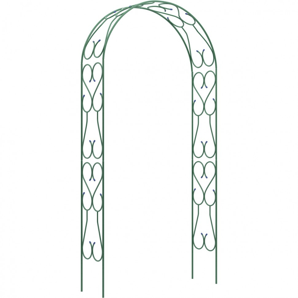 Арка садовая разборная «Узорная широкая» 2.5 х 0.38 х 1.2 м Россия - фото 1 - id-p98257090