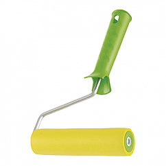 Валик прижимной резиновый с ручкой, 150 мм, D ручки 6 мм Сибртех