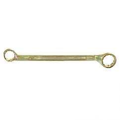Ключ накидной, 24 х 27 мм, желтый цинк Сибртех