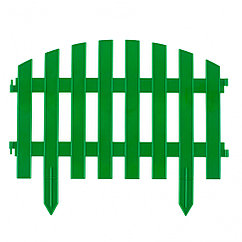 Забор декоративный "Винтаж", 28 х 300 см, зеленый, Россия, Palisad