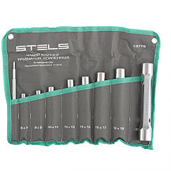 Набор ключей трубок торцевых усиленных 9 предметов, CrV Stels