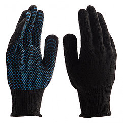 Мақта-эфирлі жұмсақ қолғаптар, ПВХ "Нүкте", 7 кл, 55 гр Ресей Сибртех