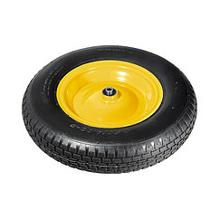 Колесо для тачки, пневматическое 4.80/4.00-8 D 390 мм, внутренний подшипник D 20 мм, длина оси 80 мм PalisaD