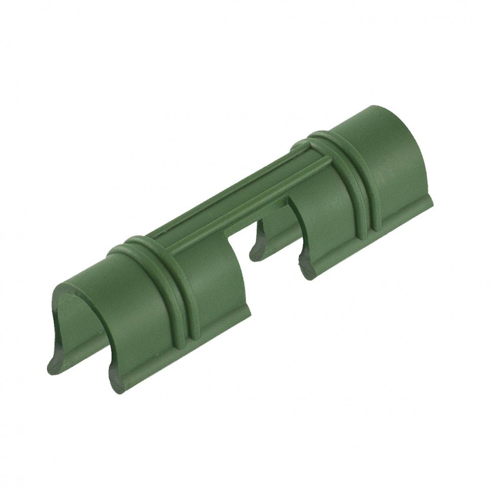 Универсальные зажимы для крепления к каркасу парника D 12 мм, 20 шт в упаковке, зеленые Palisad - фото 1 - id-p98259701