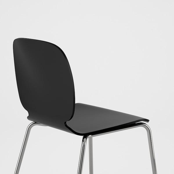 Стул СВЕН-БЕРТИЛЬ черный/хромированный ИКЕА, IKEA - фото 5 - id-p98266661