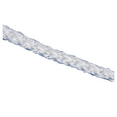 Шнур вязаный полипропиленовый с серд. белый, 4 мм, L 20 м, Россия Сибртех