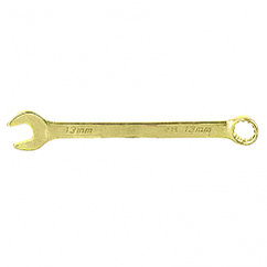 Ключ комбинированный, 13 мм, желтый цинк Сибртех