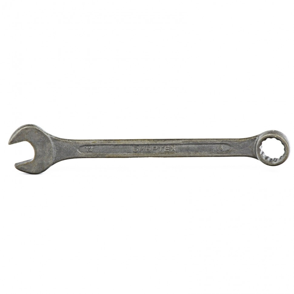 Ключ комбинированный, 13 мм, CrV, фосфатированный, ГОСТ 16983 Сибртех - фото 1 - id-p98259118