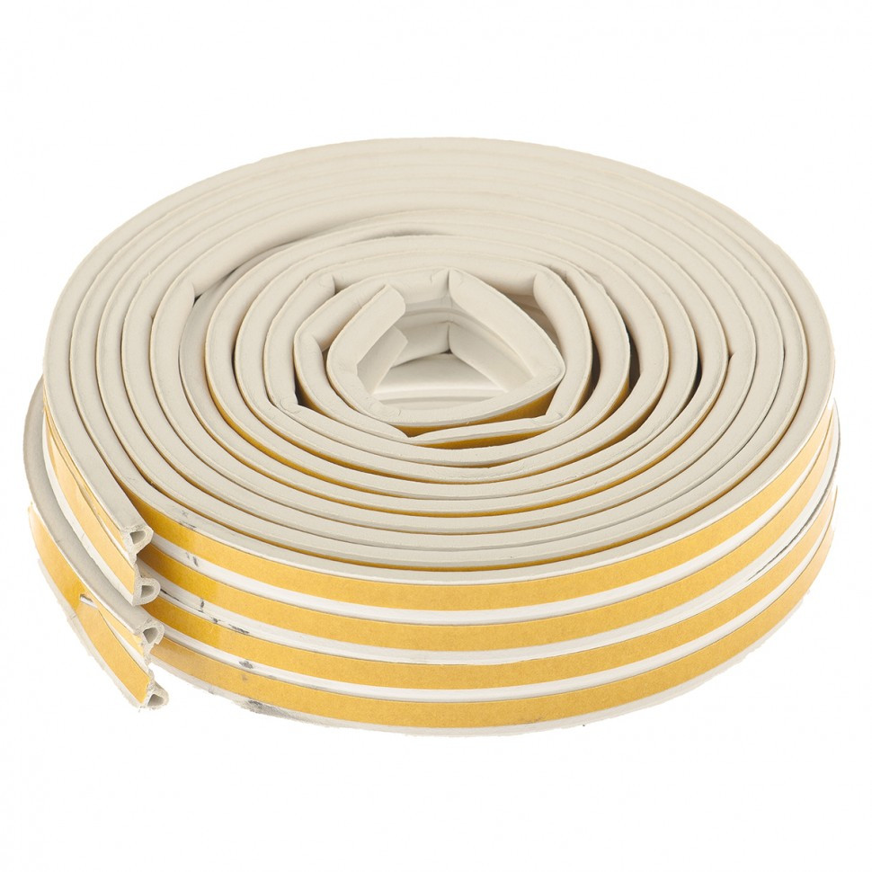 Уплотнитель, 24 м, профиль "P", белый Сибртех, фото 1