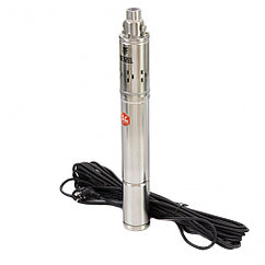 Скважинный насос DWS-3-75, винтовой, диаметр 3", 500 Вт, 1600 л/ч, напор 75 м Denzel