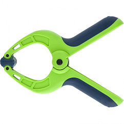 Струбцина клещеобразная 1-1/4, пластиковый корпус, двухкомпонентные рукоятки, усиленная пружина, 33 мм Сибртех