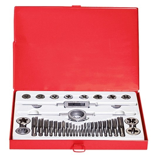 Набор метчиков и плашек М3-М16, 36 предметов Matrix, фото 1