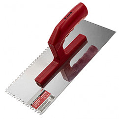 Тот баспайтын болаттан жасалған үтіктеуіш, 280 х 130 мм, айнамен жылтыратылған, пластмасса тұтқасы, тісі 4 х 4 мм Matrix