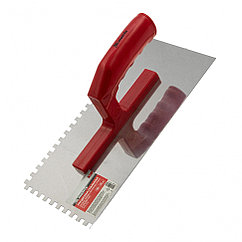 Тот баспайтын болаттан жасалған үтіктеуіш, 280 х 130 мм, айнамен жылтыратылған, пластмасса тұтқасы, тісі 6 х 6 мм Matrix