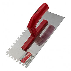 Тот баспайтын болаттан жасалған үтіктеуіш, 280 х 130 мм, айнамен жылтыратылған, пластмасса тұтқасы, тісі 8 х 8 мм Matrix