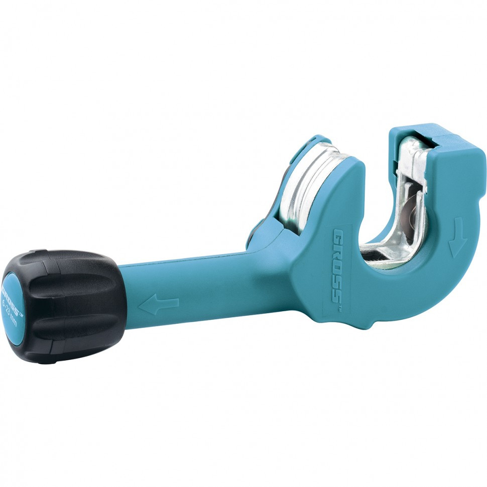 Труборез ручной "Piranha", 6-23 мм, 1/4-7/8, механическая регулировка зажима трубы, трещотка с храповым, фото 1