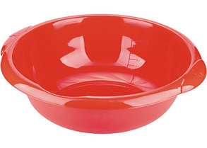 Таз пластмассовый круглый 18 л, красный, Россия. ТМ Elfe