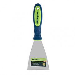 Тот баспайтын болаттан жасалған шпательді қалақ, 80 мм, екі компонентті Сибртех тұтқасы