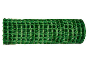 Решетка заборная в рулоне, 2 х 25 м, ячейка 25 х 30 мм, пластиковая, зеленая, Россия