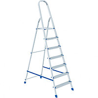 Стремянка алюминиевая 7 ступеней, нагрузка 150 кг, Россия, Сибртех