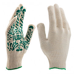 Бақша қолғаптары мақта, ПВХ жабыны, "Жазғы бақ", 10 класс Palisad Қазақстан