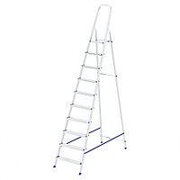 Стремянка алюминиевая 10 ступеней, нагрузка 150 кг Россия, Сибртех