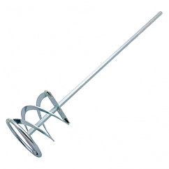 Бояулар мен сылақ қоспаларына арналған араластырғыш, 80 х 400 мм, мырышталған, алтыбұрышты 8 мм Дензель