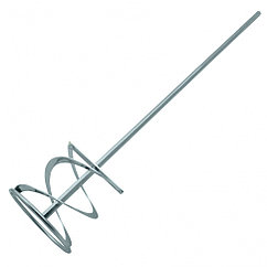 Бояулар мен сылақ қоспаларына арналған араластырғыш, 120 х 600 мм, мырышталған, алтыбұрышты шанағы 10 мм Denzel