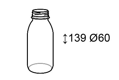 Бутылка 300мл 38мм прозрачная круглая+крышка в комплекте - фото 4 - id-p82836942