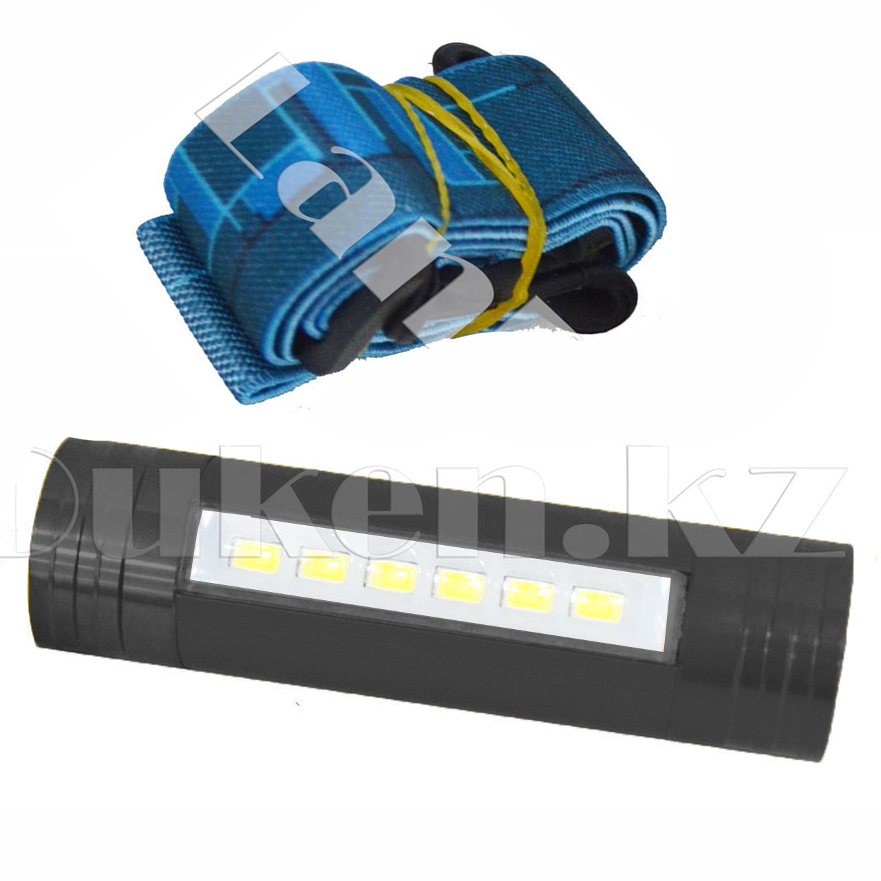 Светодиодный налобный USB фонарь Power Bank 6 LED 3 режима черный BL T811 6 - фото 2 - id-p98275747