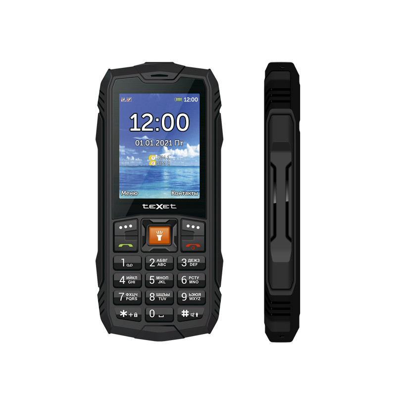 Мобильный телефон Texet TM-516R черный