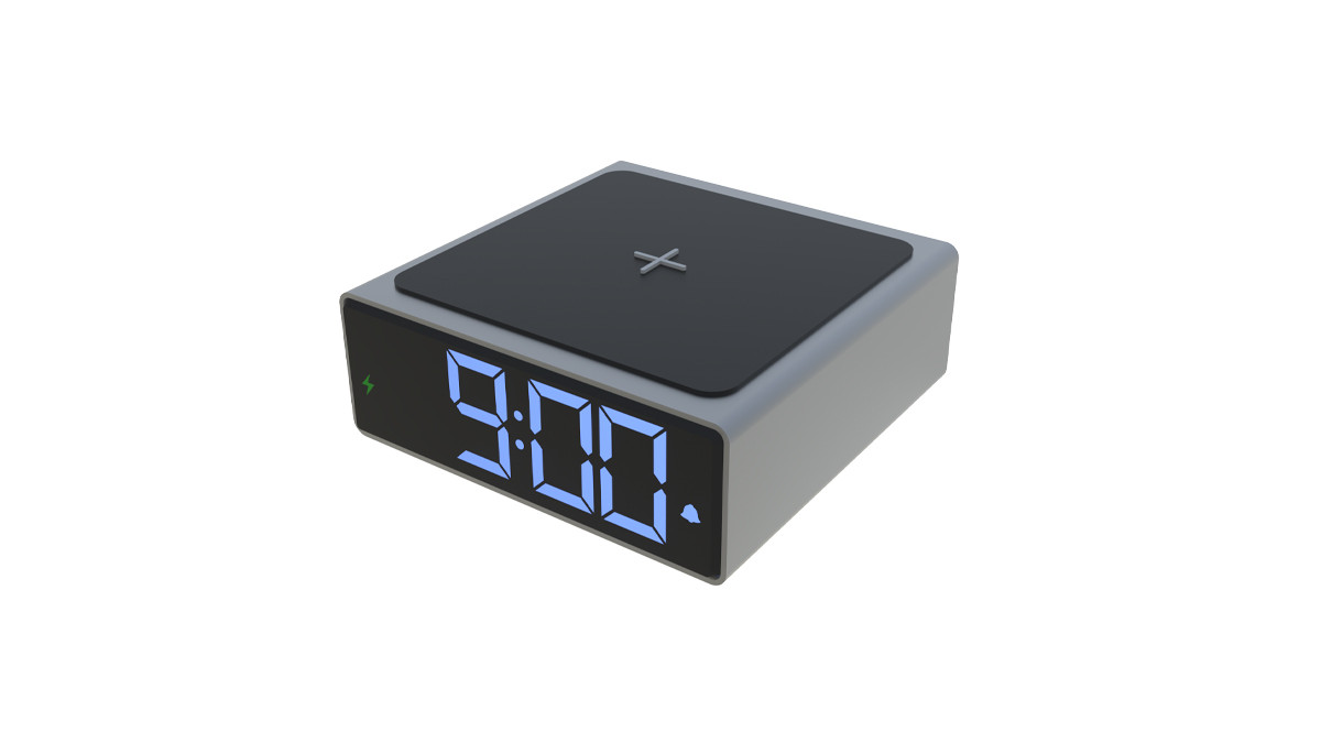 Часы-будильник с беспроводной зарядкой Ritmix RRC-900Qi - фото 1 - id-p98202569