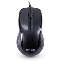 Мышь проводная Delux DLM-388OUB, USB, черный
